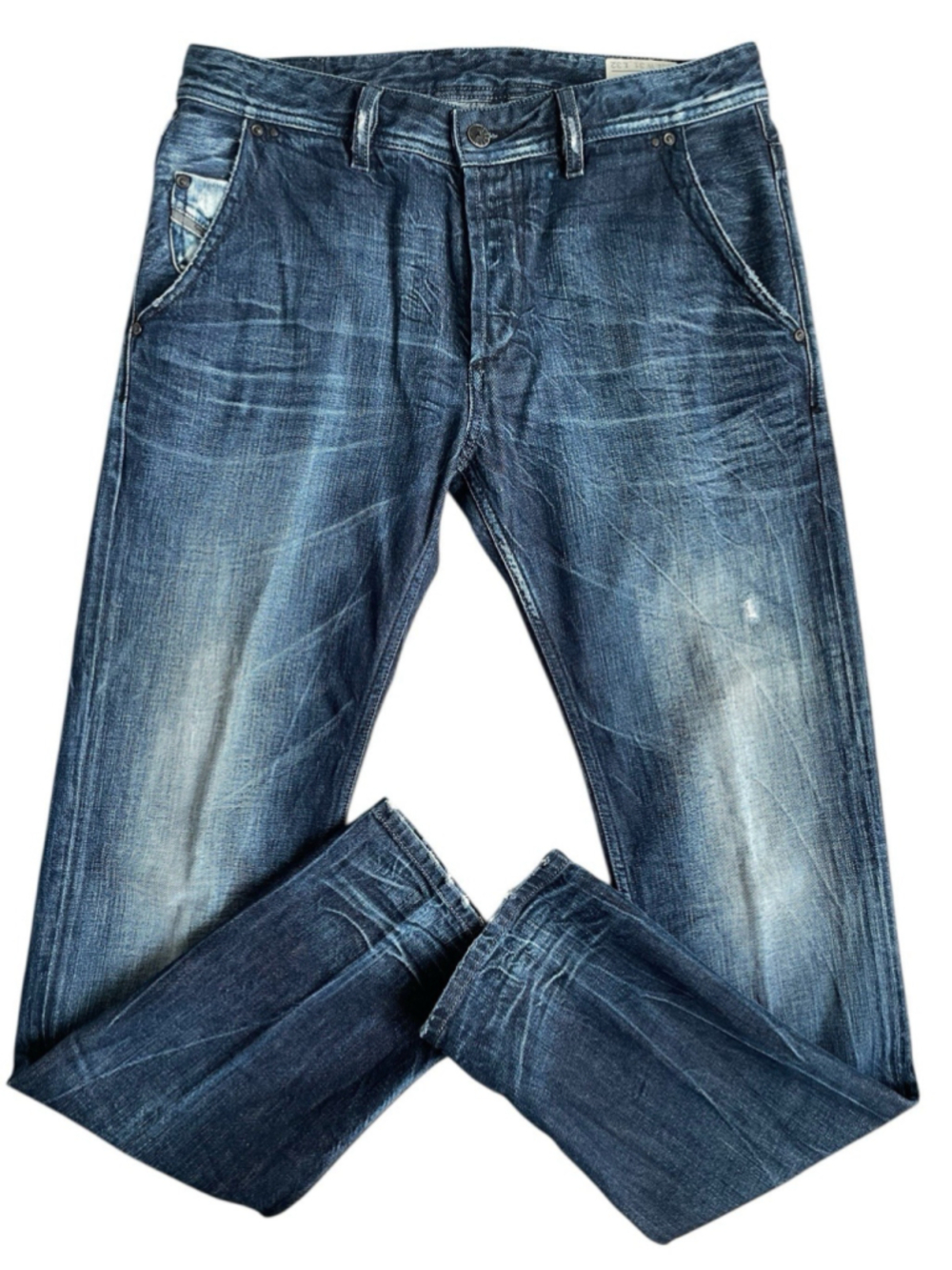 Diesel Bhetto Jeans Men’s 31X32 Regular Slim Straight Blue Wash 008SS